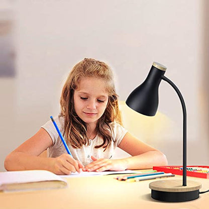 LALISU Metal Desk Lamp Wireless Charging Table Lamp Touch Reading Lights - color: Black