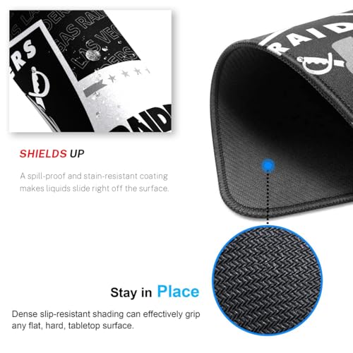 Mouse Pad Desk Mat, Premium Mouse Pad, Gaming Mousepad Desk pad, Computer Mouse Mat with Non-Slip Rubber Base for Computer Desktop - color: R-a-w