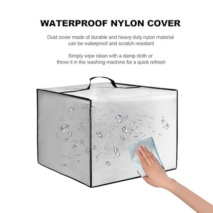 Printer Dust Cover for Canon PIXMA TS4320/PIXMA TS6520 Inkjet Printers | Printers Universal Anti-static Protective Nylon Covers Case for Brother Smart 1360 Inkjet Printer (Cover Only) - color: Silver
