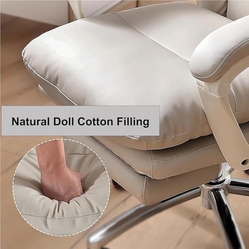 Executive Swivel Office Chair with Footrest Comfortable Task Chair for Office and Work Use