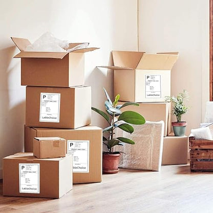 500 Sheets 1000 Pcs Self Adhesive 8.5" x 5.5" Half Sheet Shipping Labels for Laser & Inkjet Printers, 5-1/2 x 8-1/2 2 Up Half Page Shipping Mailing Labels, 2 per Page Shipping Labels - size: 8.5"x5.5"---500P