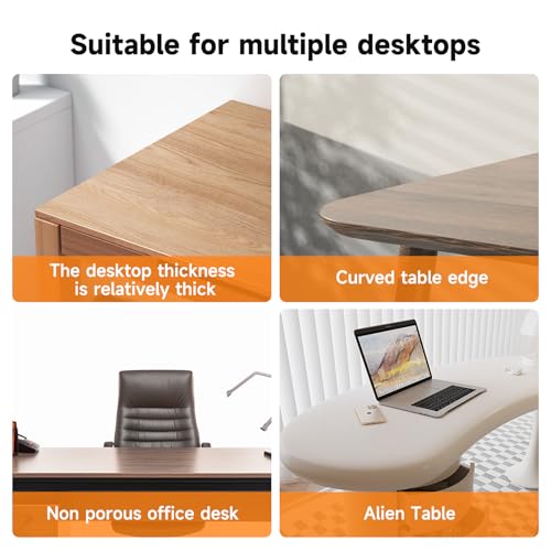 Pholiten Dual Monitor Stand with Wooden Base | Gas Spring Height Adjustable Arms, Each Holds 32 Inch Screen up to 22lbs, VESA Mount 75x75/100x100mm, Tilt/Swivel/Rotate - style: dual arms with pole