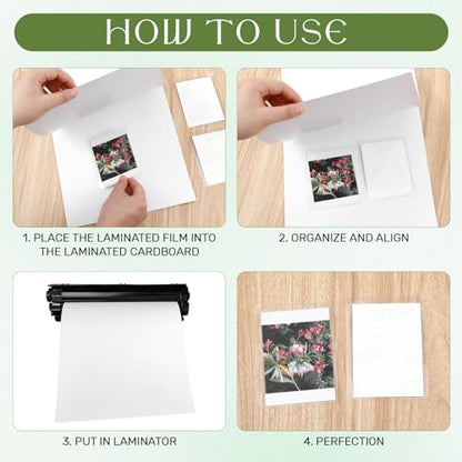 Sinload 5 Pack Laminator Carrier Sleeve Lamination Sleeves, 12 x 18 Inches - size: Tabloid Size