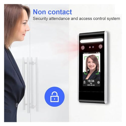 Time Clocks WiFi Dynamic Face Access Control Time Attendance Machine Biometric IR Face Recognition Keypad TCP/IP/USB,DT60-TOP