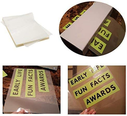 Immuson Thermal Laminating Pouches 8.9 x 11.4, 5 Mil Thickness, Crystal Clear Finish, 500 Pack - size: 5 mil 500 packs