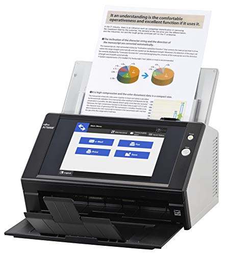 Fujitsu N7100E Network Scanner with Large Touch Screen (Renewed)