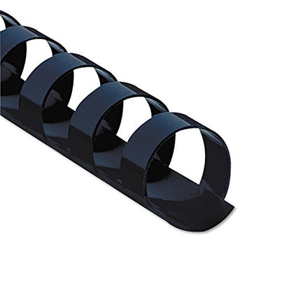 Fellowes Plastic Combs - Round Back, 3/8 Inch, 100 pack, Navy (52505) - color: Navy