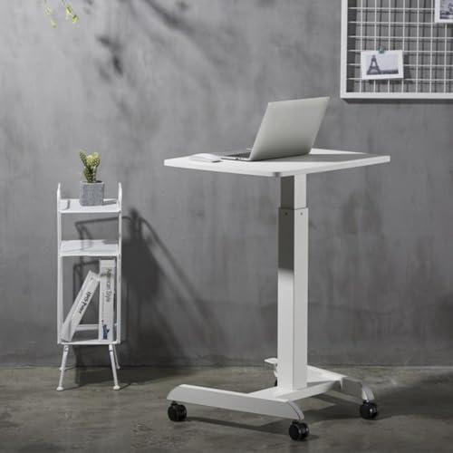 Desky Zero Pedestal Stand Up Desk Black - color: Black