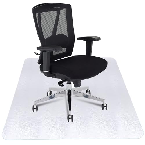 LEMY Office Mat, Heavy Duty Floor Chair Mats, Anti-Slip for Home, 48 x 60 Inches, PVC - size: 46x60--0.06"Th