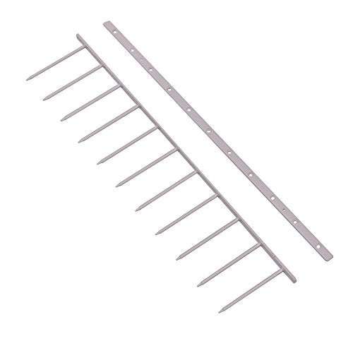 11-Inch x 2-Inch Velobind Binding Spines - VBH1102 - Durable - 11 Pins Per 11-Inch Long Spine - Pre-Sized to Fit Letter-Sized Paper - Compatible with Velobind Binding Machines - 100 per Box - color: White