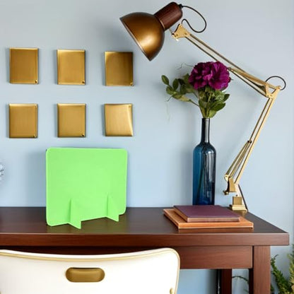 4pcs Desk Divider Privacy Panels 40x30cm Felt Table Partition Shields for Office and Classroom Use, Student Desk Privacy Trifold Folder for Exam and Workstation Separation