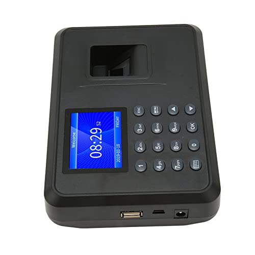 Fingerprint Time Clock, Biometric Fingerprint Machine, Employee Time Clock Recorder, Employee Checking in Recorder for Small Enterprises