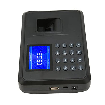 Fingerprint Time Clock, Biometric Fingerprint Machine, Employee Time Clock Recorder, Employee Checking in Recorder for Small Enterprises
