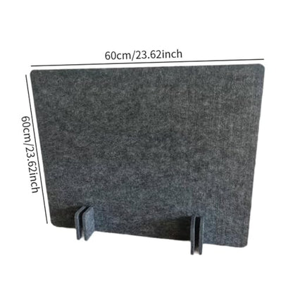 Desktop Partition Table Divider Privacy Panel for Study Home Office Table, Freestanding Privacy Screen with Adjustable Height, Space Divider- L