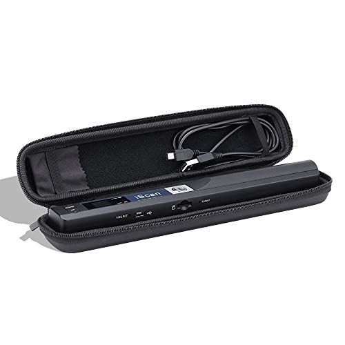 MUNBYN Portable Scanner, Photo Scanner for A4 Documents Pictures Pages Texts in 900 Dpi and 10.5“ x 1.6” x 1.2“ Hard Travel Case for Iscan