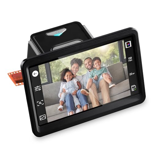 HP Film & Slide Scanner, Photo Scanner, 7" Touch LCD, 13MP Slide Digitizer