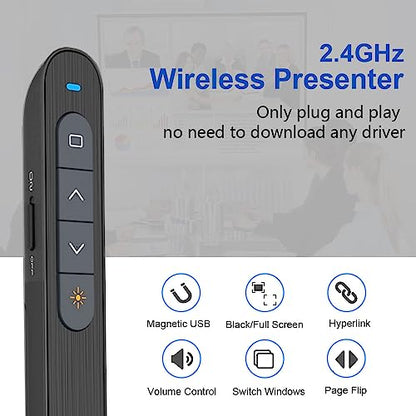 Kinizuxi Wireless Presentation Clicker for PowerPoint with Hyperlink