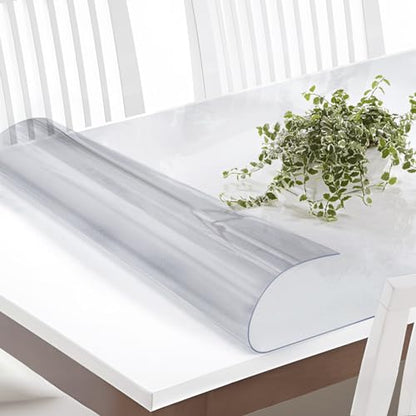 Vicwe Clear Table Cover Protector, 30x48 Inch Single-Sided Frosted Desk Mat - color: Frosted 1.5mm, size: 30" x 48" (Rectangular)