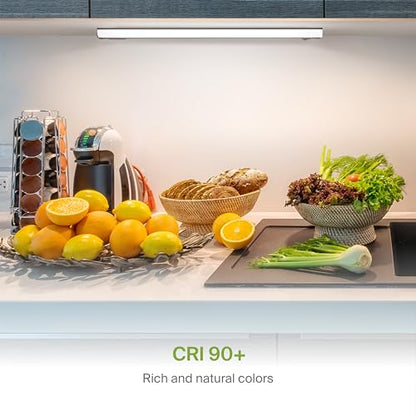 ASD LED Under Cabinet Lighting Hardwired, 24 Inch 12W 2700K-5000K Selectable, 1051LM, CRI90+, Direct Wire Linkable Under Counter Lights for Kitchen, Dimmable Under Cabinet Lights, Bronze, UL, 12 Pack - color: 24 Inch Bronze, size: 12 Pack