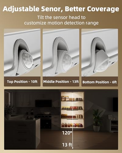 EZVALO 17-Inch Closet Lights, Motion Sensor Lights Indoor - size: 17inch