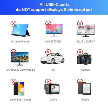 VANGREE USB C Hub 8 in 1, 3 USB-C+3 USB-A 3.2 10Gbps, 4K60Hz HDMI, 100W PD - color: Black
