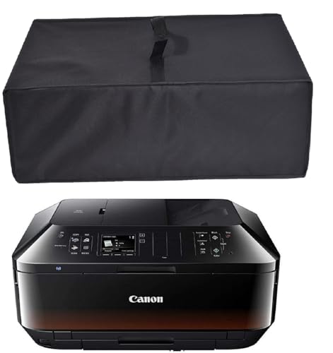 Black Antistatic Water Resistant Heavy Duty Premium Fabric Printer Dust Cover for Canon Pixma MX722 / MX922 / MX925 Printers