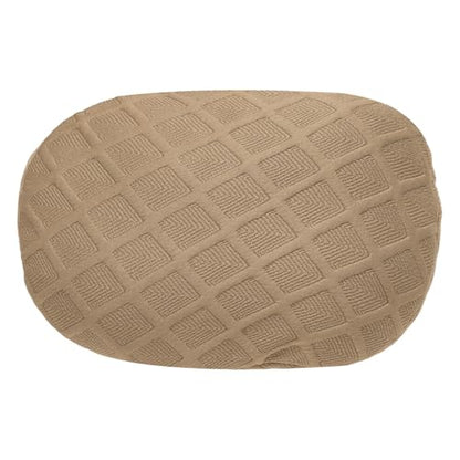 uxcell Office Chair Pillow Cover, Office Chair Headrest Attachment Mesh Removable Headrest Protector for Home Desk Computer Chairs, Khaki - color: Khaki