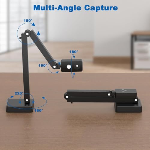 8MP USB Document Camera for Teachers and Classroom, Auto Focus 4K Doc Cam