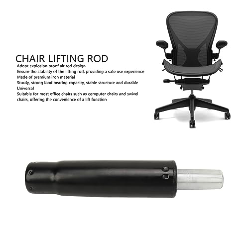 Chair Gas Lift 1.5 Inch Cylinder Office Chair Cylinder Replacemen Universal, Heavy Duty Hydraulic Piston Cylinder for Desk Chair, Gaming Seat Part
