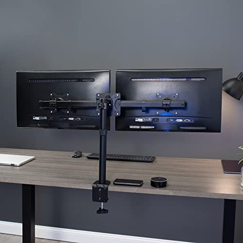 VIVO Black Dual VESA Bracket Adapter, Up to 27 in Screens, MOUNT-VW02A