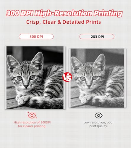 ORGSTA Sticker Printer, 300DPI Ultra-Clear Mini Portable Sticker Maker S002 | Thermal Mini Printer with Banner Printing Function, Bluetooth Inkless Print Pods for Journal, DIY Gifts, Study Note - color: Red