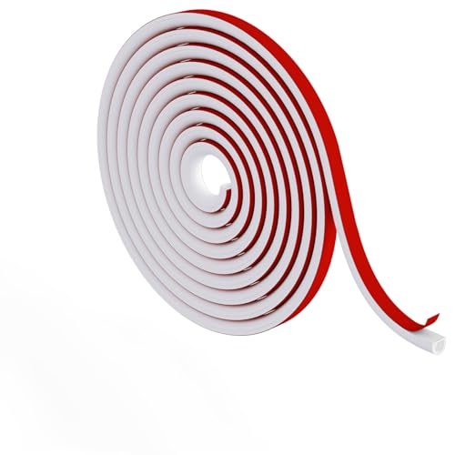 Delamu 120-inch TV Cord Hider Wall, Flexible Silicone Cord Covers for 1 Wire on Wall, Self-Adhesive Cable Hider, Easy Set-up Wire Cover Hider for Wall Mounted TV & Home Office, 0.59''W x 0.4''H, White - size: 120in