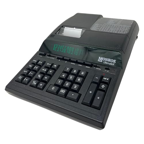 Monroe UltimateX Executive Printing Calculator with Edit and Reprint Capabilities