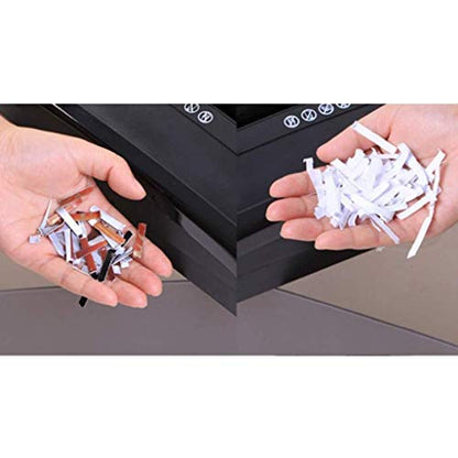 Mini Paper Shredder-Security 5-Sheet Micro-Cut Paper，CD and Credit Card， 5 Minutes Continuous Run Time Shredder