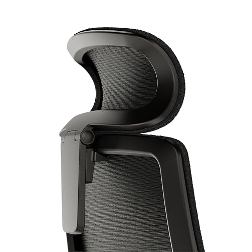 Branch Adjustable Ergonomic PRO Headrest Attachment | Only Compatible with The Ergonomic Chair PRO, Experience Optimal Comfort and Support, Black Boucle - color: Black Boucle