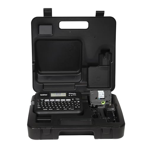 Brother P-Touch PT-D460BTVP Business Expert Connected Label Maker | Connect and Create via Bluetooth®-on TZe Label Tapes up to ~3/4 inch - style: PTD460BTVP Bluetooth & Carry Case
