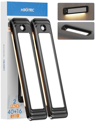 HIBOITEC Under Cabinet Lighting Wireless 56 LED Closet Lights 3 Color Temps - size: 9.3inch