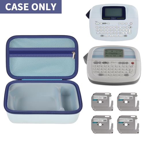 GWCASE Hard Case for Brother P-Touch PTM95 PT90 Handy Label Maker, Blue - color: Blue