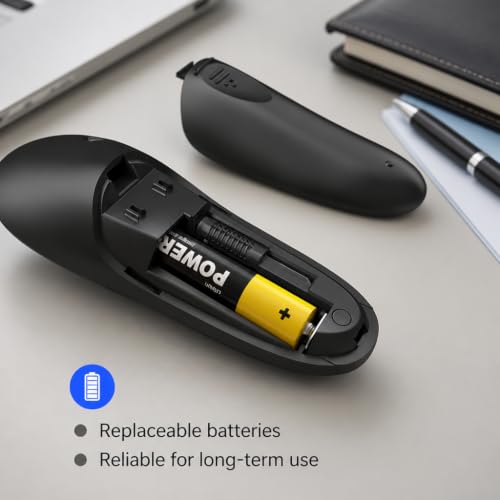 Presentation Clicker for PowerPoint, Wireless Presenter Remote USB Receiver
