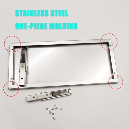 Folding Concession Shelf, Stainless Steel Wall Mounted Folding Table, Drop Down Foldable Serving Food Shelf Stand, Floating Laundry Table(40x20cm/16x8in) - size: 40x20cm/16x8in