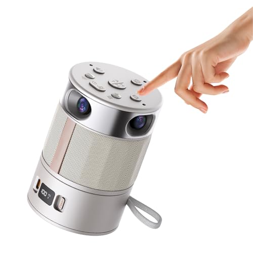 WeGoIOT 360 Conference Camera, 1080p HD Webcam Immersive Video Conference Experience, AI-Driven Speaker-Tracking, Both Overall and Speakers’ Close-up View, with Micro SD Slot, Stand