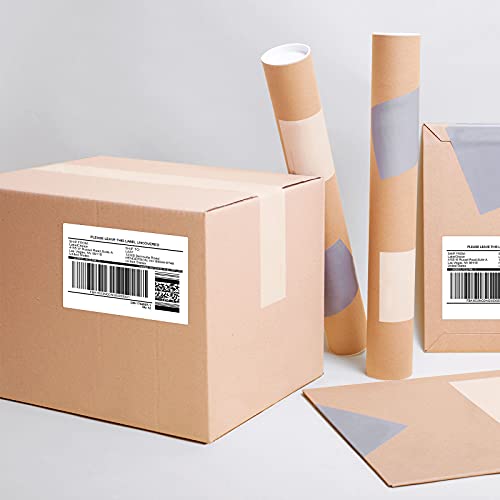 12 Rolls 6000 Pcs 4"x3" 3-Proof Direct Thermal Shipping Labels 1" Core Compatible with Zebra LP2844 ZP450 ZP505 ZD420 GX430T GK420T ZT410 ZD421 and Rollo MUNBYN, 103mmx76mm Thermal Sticker - color: 4"x3"-6000 Labels