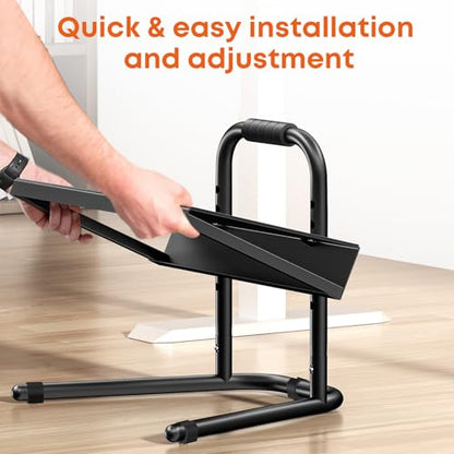 Height Adjustable Under Desk Foot Rest with Soft Grip Handle