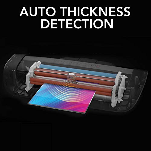 GBC Thermal Laminator Machine, Fusion 7000L, 12 Inch, 1 Min Warm-Up, 3-10 Mil, with 50 EZUse Laminating Pouches (1703098F) - style: 7000L