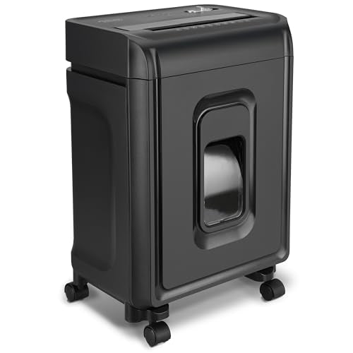 Aurora AU1035XA 10-Sheet Crosscut Paper/Credit Card Shredder with 4-Gallon Pullout Wastebasket - style: 10-Sheet CrossCut Black