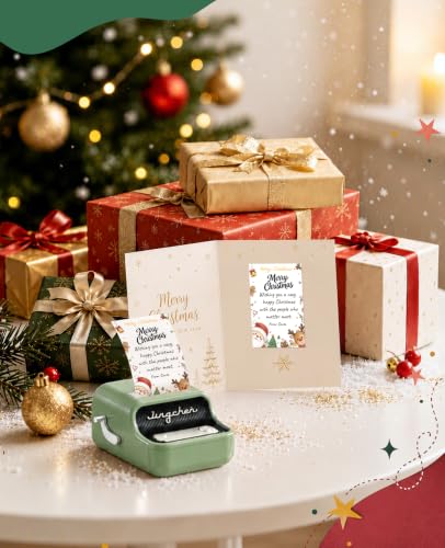 NIIMBOT B21 Label Maker Thermal Label Printer, Good Idea for Home Organization Office Business, 50x30mm Label-230Pcs - color: Green