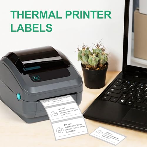 4 x 2 Inch Direct Thermal Labels, 12 Rolls, 9,000 Labels | Compatible with Zebra, Rollo and Other Desktop Direct Thermal Printers, Permanent Adhesive, Easy-Tear Perforations - size: 4" x 2"