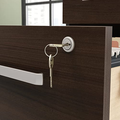 OfficeWorks by Sauder Affirm 3 Drawer Mobile File, Noble Elm Finish - color: Noble Elm