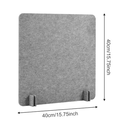 Acoustic Desk Divider Table Divider Cubicle Desktop Partition for School Classroom, Light Gray 40x40 cm - color: Light Gray 40x40 Cm