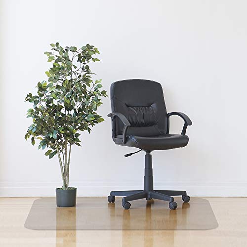 Azadx Office Chair Mat 36'' X 48'' 2 Pcs, Durable Desk Chair Mat with Lip | Heavy Duty Plastic Office Floor Mat Under Rolling Chairs for Easy Glide and Protection (36" X 48" with Lip) 2 Pcs - size: 36" X 48" with Lip 2 Pcs